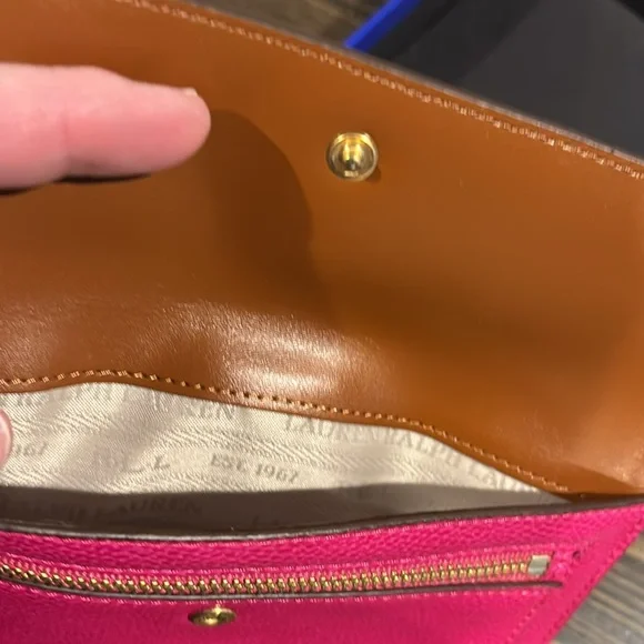 Ralph Lauren Lauren Romilly slim Pocket Wallet Aruba Pink with box - Picture 4 of 11